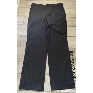 NIKE GOLF Tour Performance Dri-Fit Black Stretch Flat Front Golf Pants 38 X 33